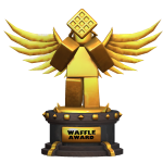 Waffle Awards 2026 Winner's Trophy