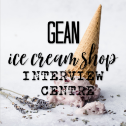 ge-an ice cream shop interview centre!!