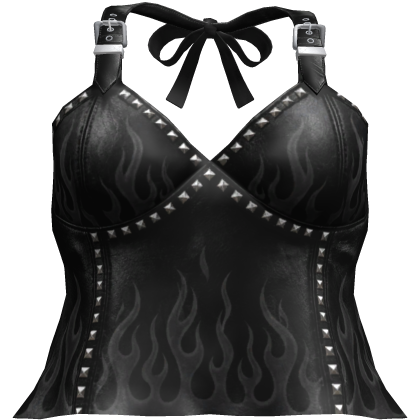 Goth Leather Top