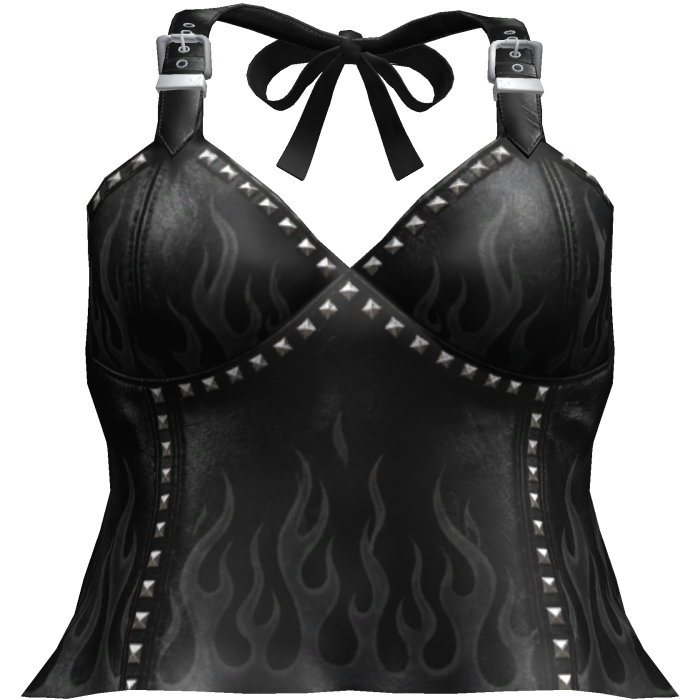 Goth Leather Top