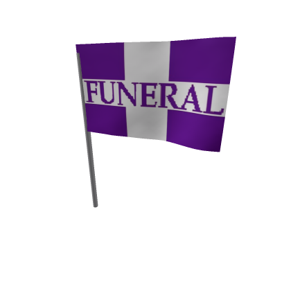 Funeral Car Flag 