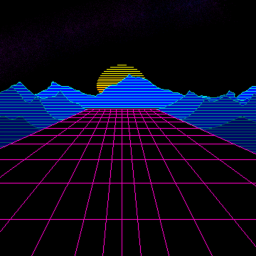 retrowave road trip