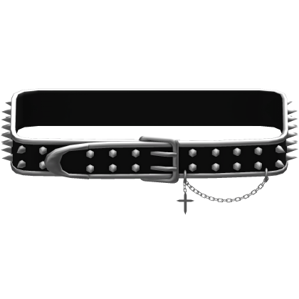 Black Studded Punk Belt Roblox item
