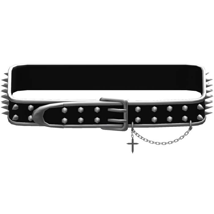 Black Studded Punk Belt