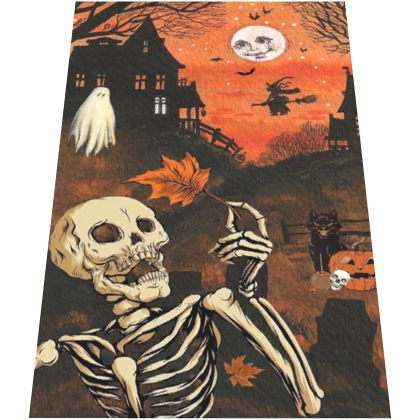 Halloween Skeleton Spooky Cape