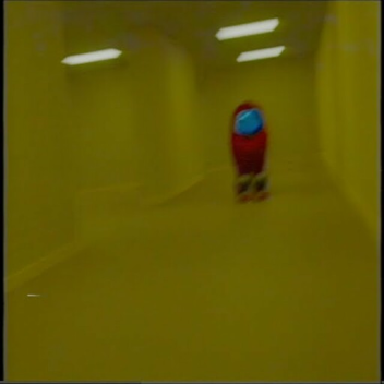 Amogus in The Backrooms