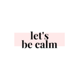 Lets be calm.