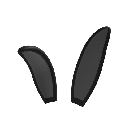 Black Bunny Ears
