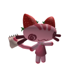 Silly Strawberry Kitty