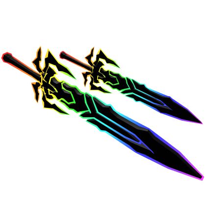 Dual Rainbow Demon Void Sword