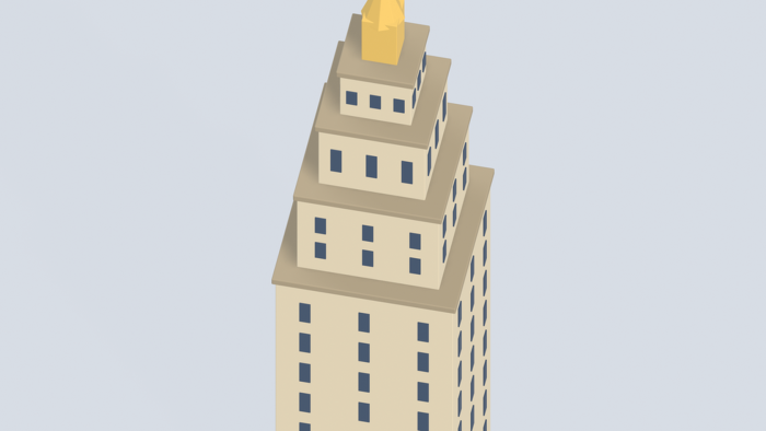 Low Poly Skyscraper Pack x12 Modular City Towers preview 2