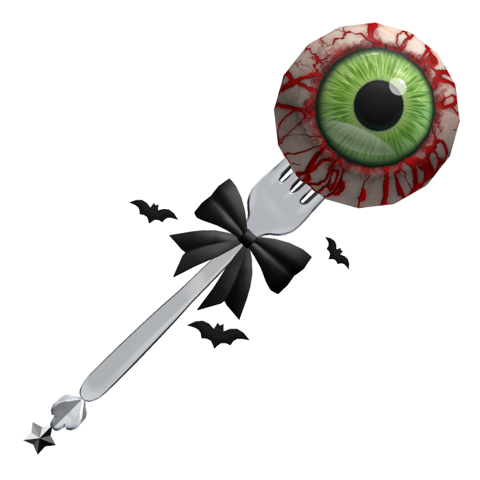🍀Halloween Eye on Fork(Green)