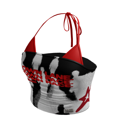 SCORCH Lone Pace Halter Top Black Cute Girl thumbnail