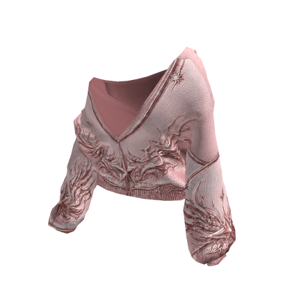 ink Y2K Baggy Zipper Sweater