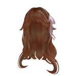 Auburn Hair w/ Pink Bow
