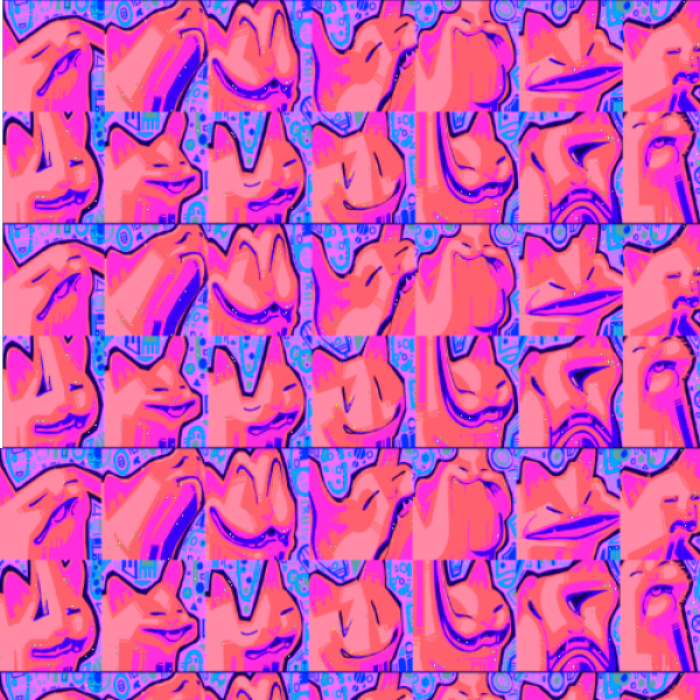 Cursed cat wallpaper Pink/Purple Roblox decal