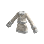 🍀Fur Crop Jacket w Mini Skirt (Beige)