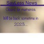 SayLess Newspaper