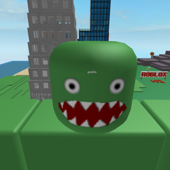 Survive a godzilla attack in the roblox hq 