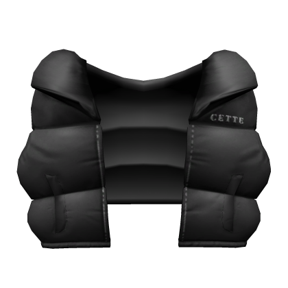 Cette Puffer Vest In Black [3.0]