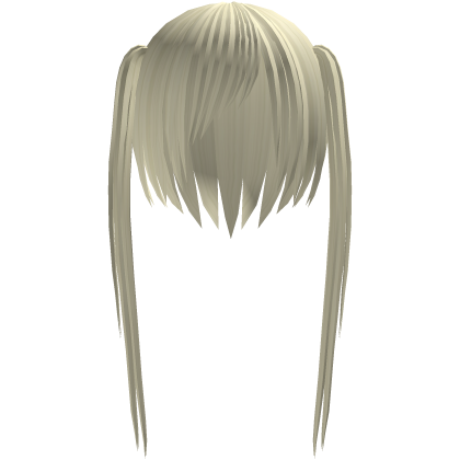 🝦ᆺᴗ, kawaii #fantasy twintails hair ҂ yellow Roblox item