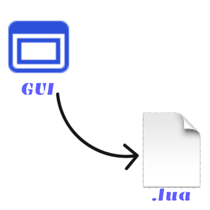 Advanced GUI to LUa preview 1