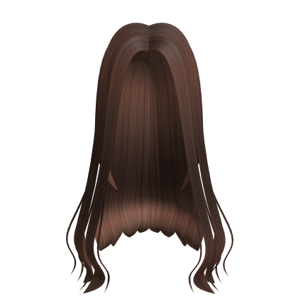 Brown Minimalistic Cute Wavy Hair Roblox item