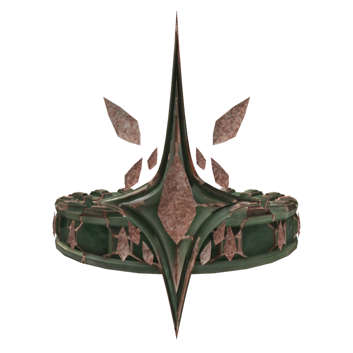 Jade Rose Gold Craneheart Fable Crown