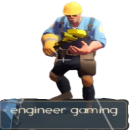 engineer gaming transparent Roblox decal