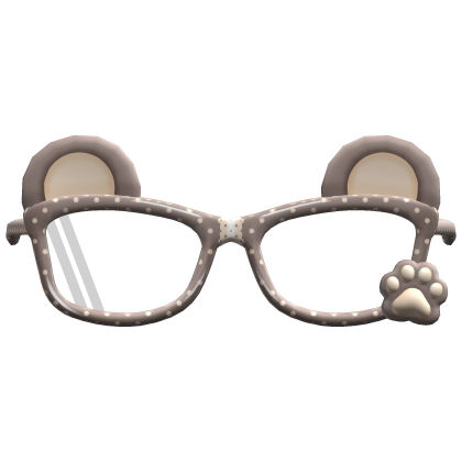 🐻🐾 cute brown kawaii nerdy bear glasses