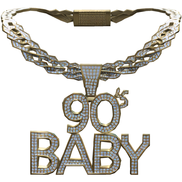 Iced Out Gold 90's Baby Chain 1.0