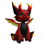 Erythia's Baby Flaming Dragon