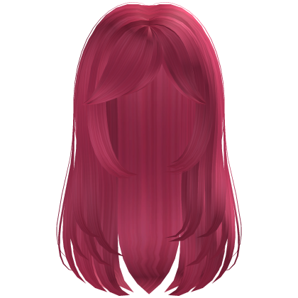 Wispy Wavy Casual Hair (Hot Pink) Roblox item