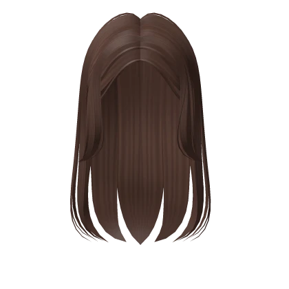 Roblox hair preview for Tucked Pretty Girl Hair (Brown)
