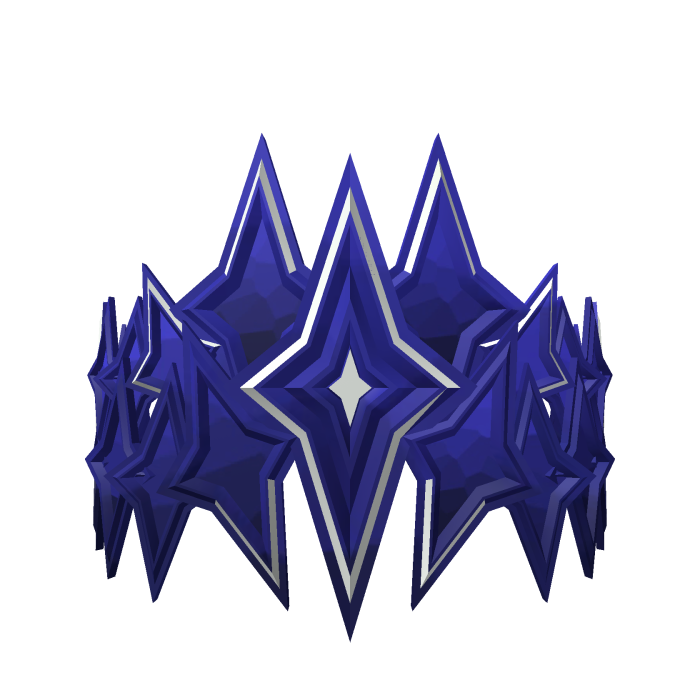 Sapphire Celestial Crown Tiara (Blue)