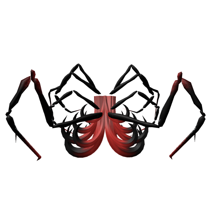 Black n Red Spider Legs Extension/ Addon