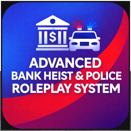 Advanced Bank Heist and Police Roleplay System