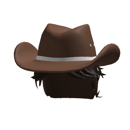 Messy Hair + Cowboy Hat