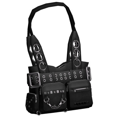 Black Emo Utility Bag