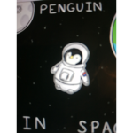 Penguin in space