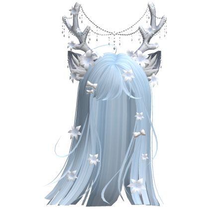 Ethereal Christmas Fairy Fawn Hair w/ Antlers