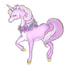 Rainbow Unicorn Obby Parkour!