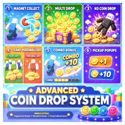 Advanced Coin Drop System (6 Features)