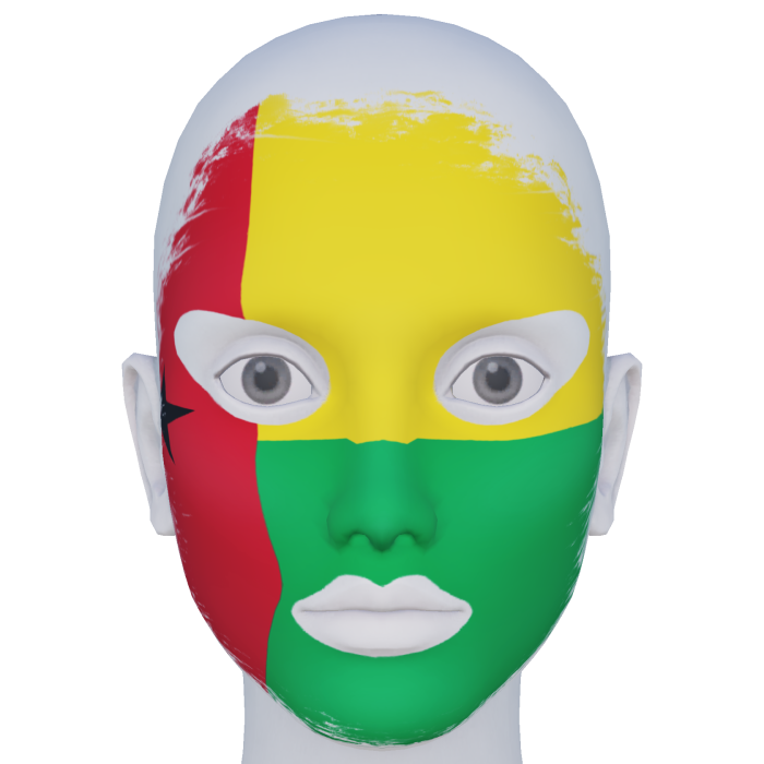 Guinea Bissau Facepaint