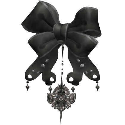 Classic Royal Bow Onyx (Black) Roblox item