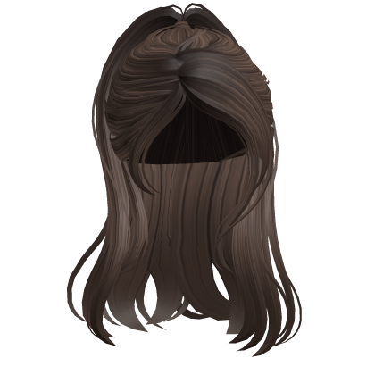 Y2K Aesthetic Ponytail (Brown) thumbnail