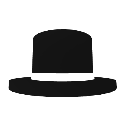 Black Neon Cartoony Top Hat Roblox item