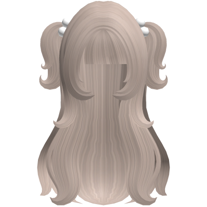  ♡ long flowy cute doll hair light brown Roblox item