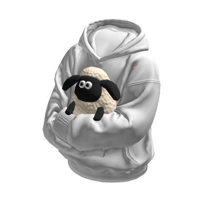 Cute Sheep Lamb Holdable Huggable Sweater Hoodie