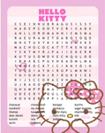 Hello kitty is cute and how goo day Bye bye bye by